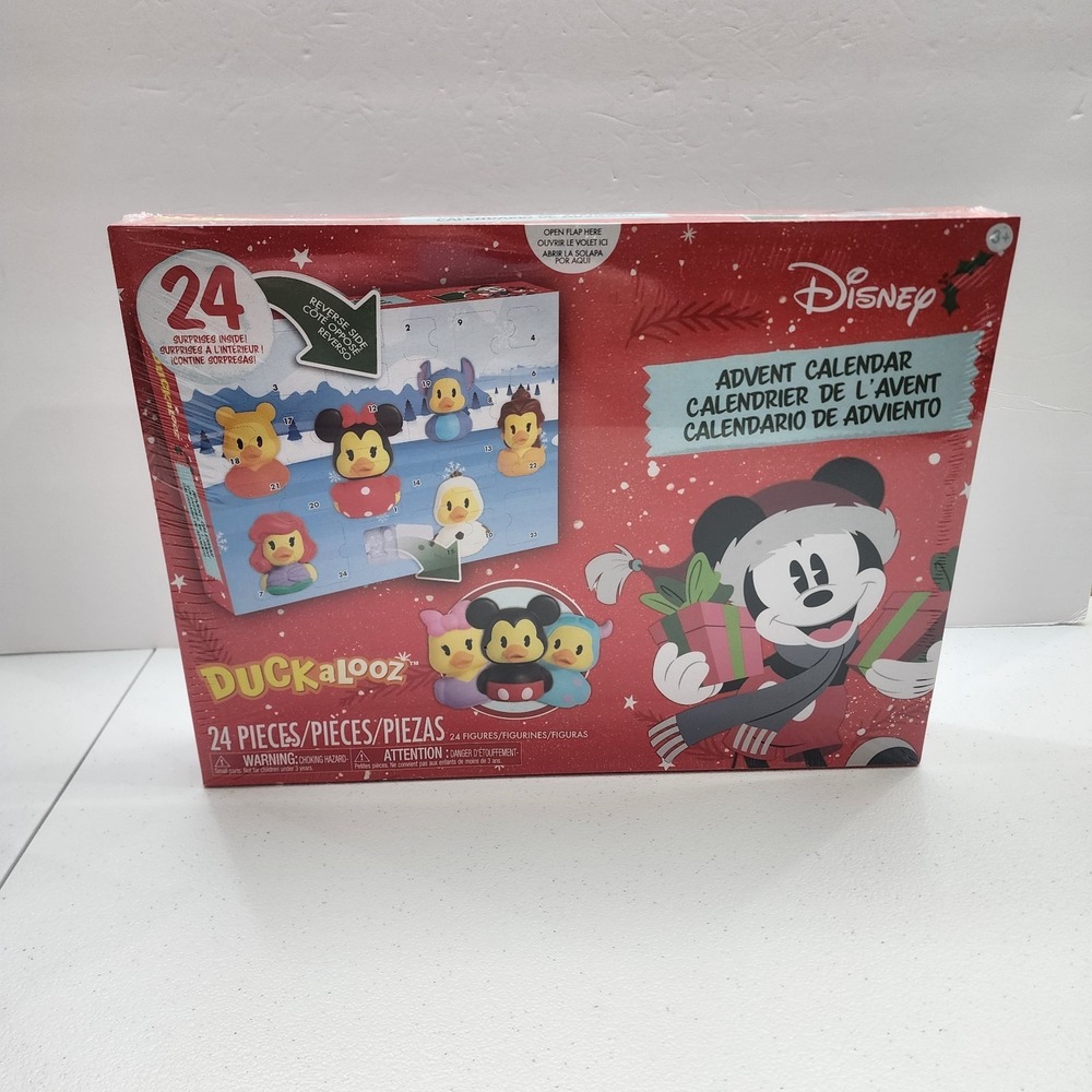 DISNEY DUCKALOOZ CHRISTMAS ADVENT CALENDAR 24 Surprise Duck Figures 2025 Sealed